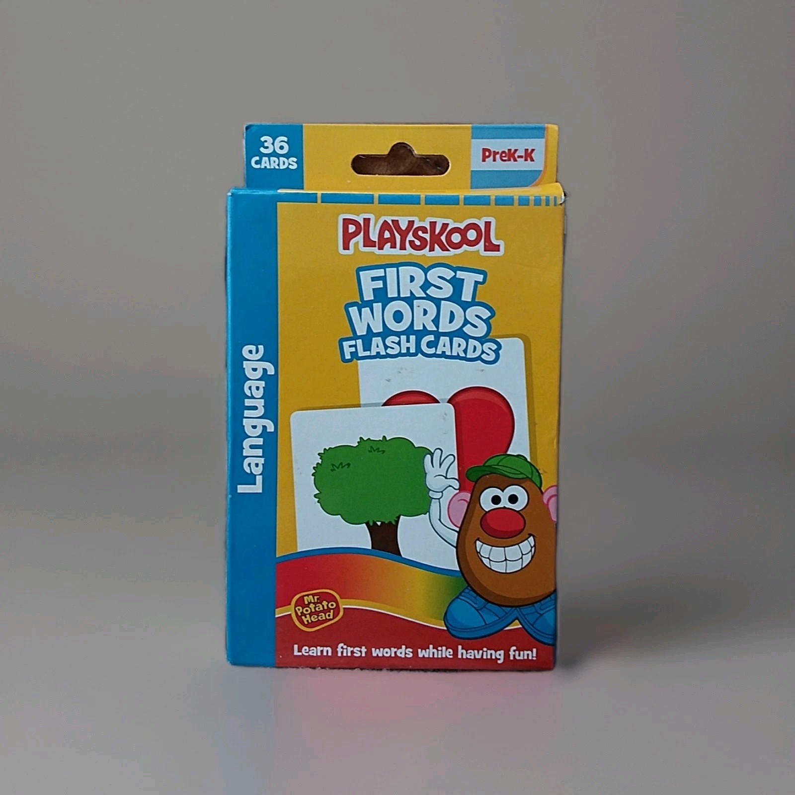First Words Flash Cards PreK-K (36 Cards) ~ Mr. Potato Head ~ Playskool