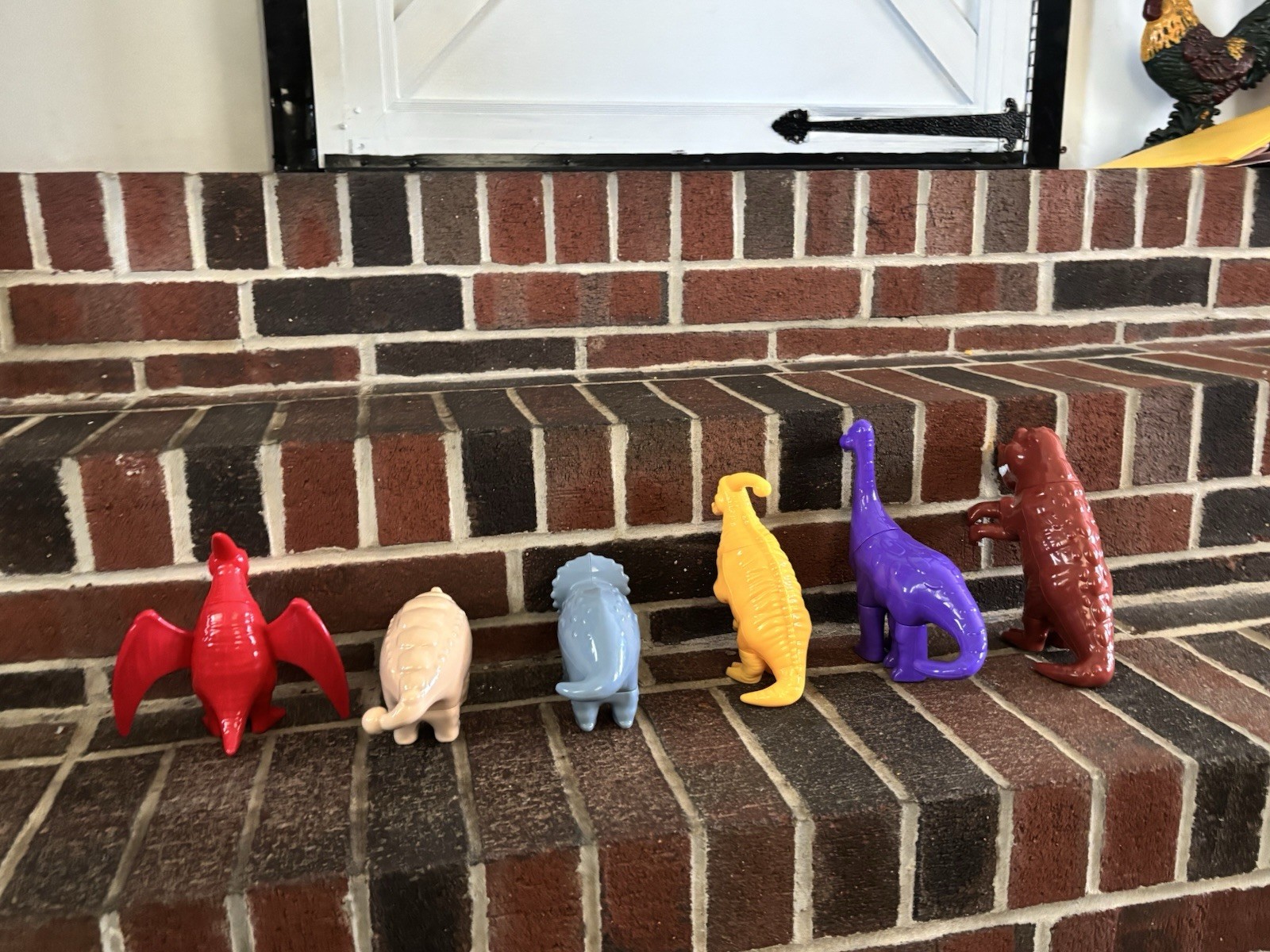 Popular Playthings Magnetic Mix or Match Dinosaurs Lot Of 6