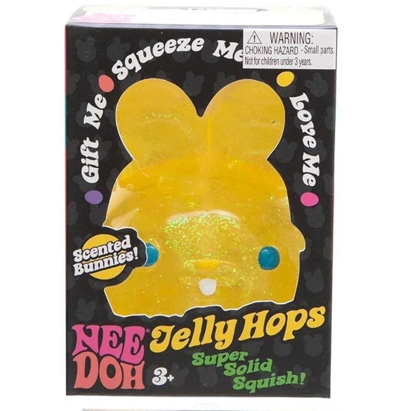 Jelly Hops Scented Easter Super Solid Squish Bunny rabbit Stress Toy