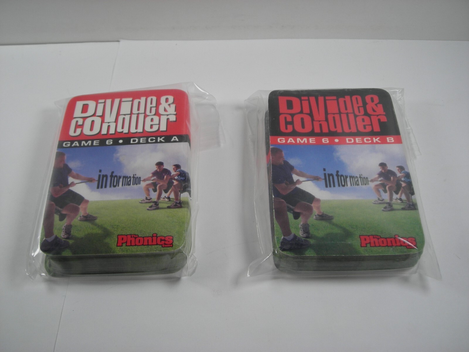 The Phonics Game Replacement Cards and Cassette Game 6 Divide & Conquer