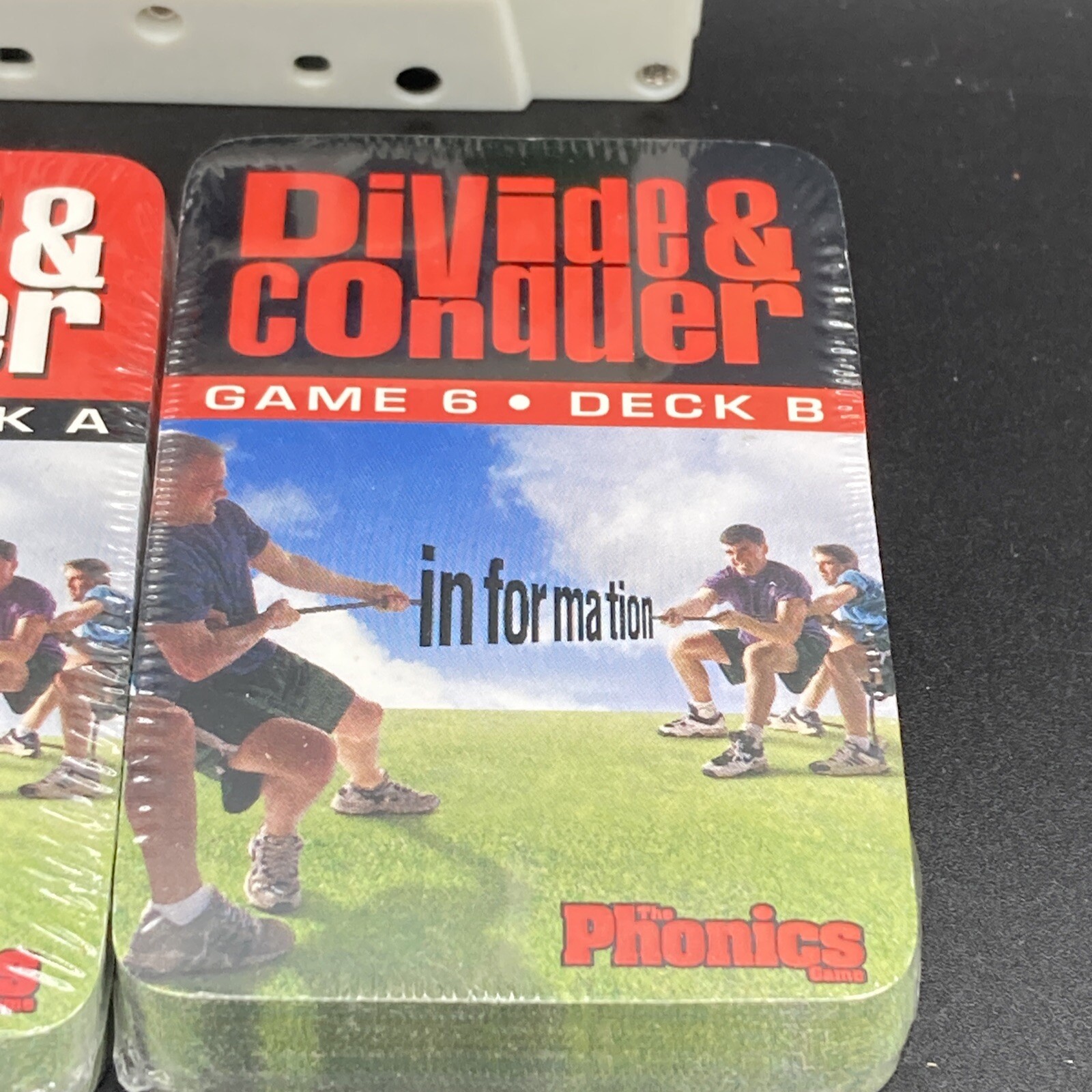 THE PHONICS GAME DIVIDE & CONQUER GAME 6 DECKS A & B BRAND NEW SHIPS FREE