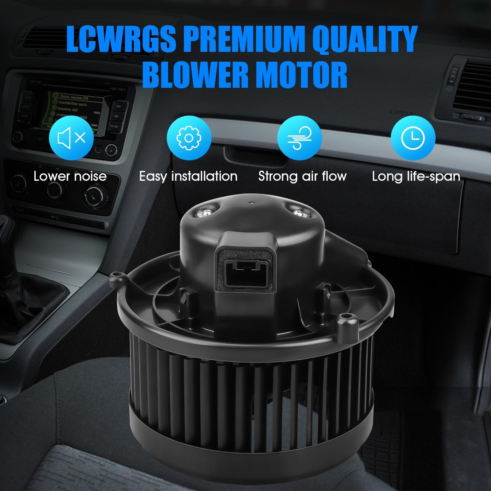AC Blower Motor 700211 for Chevy Equinox GMC Terrain 2010-2017 | for Chevy Eq…