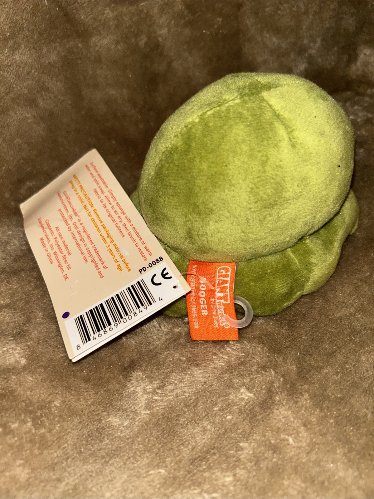Giant Microbes Booger Mucus Educational Plush Toy Original Soft Body Biology
