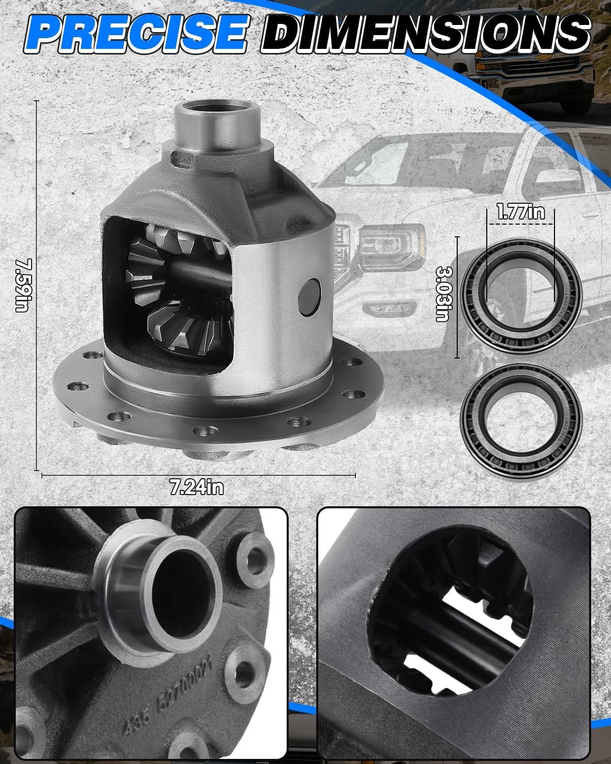 Limited-Slip Differential Locker Chevy GMC 8.5 10 Bolt