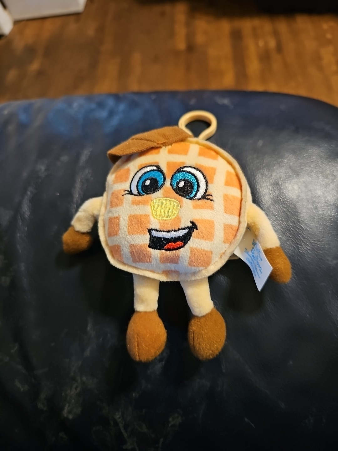 Whiffer Sniffer- Waffle Aaron waffle scented backpack clip- 5 Inches