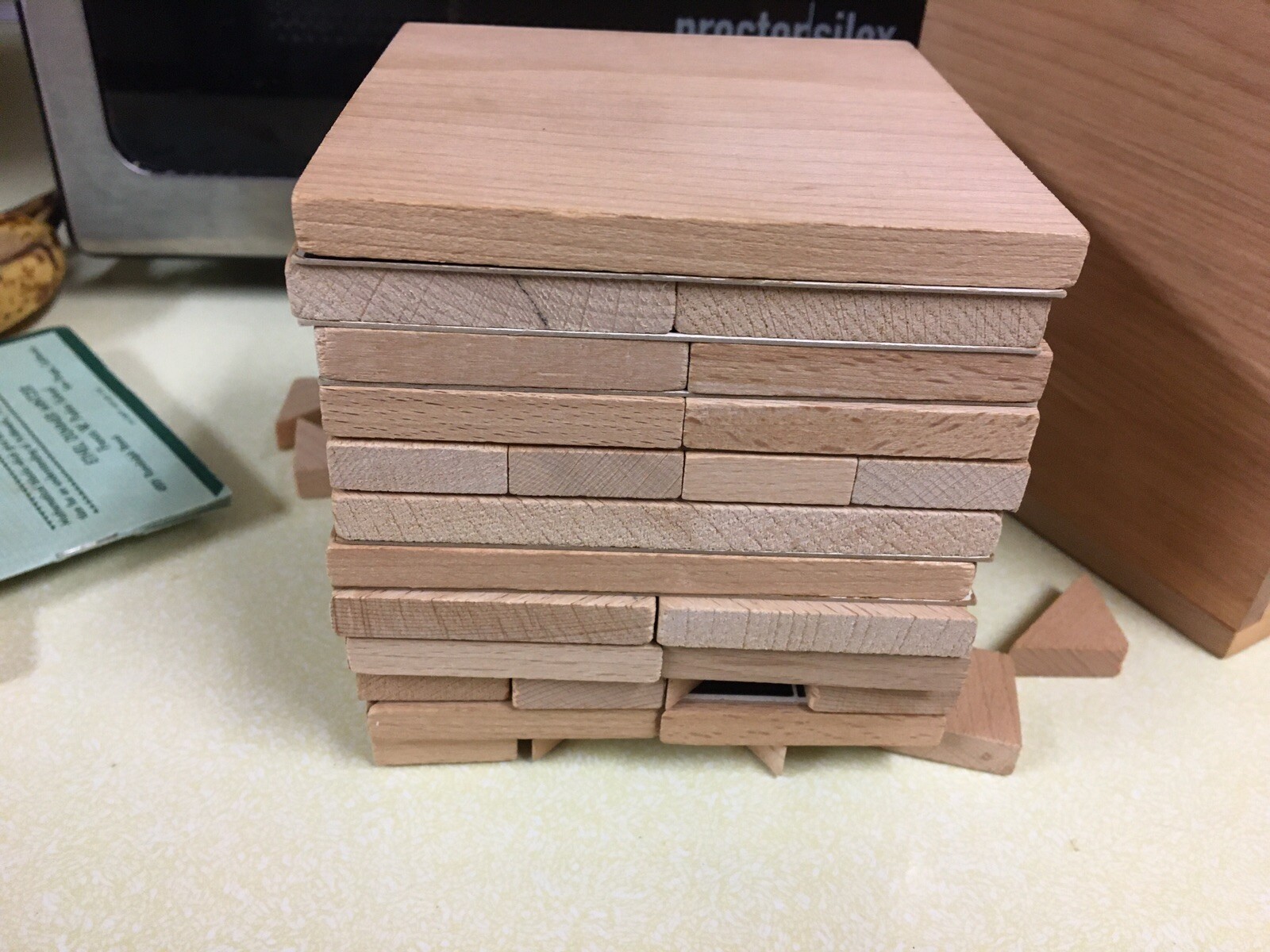 BOOLE BLOCKS educational toys historical vintage wooden with booklet