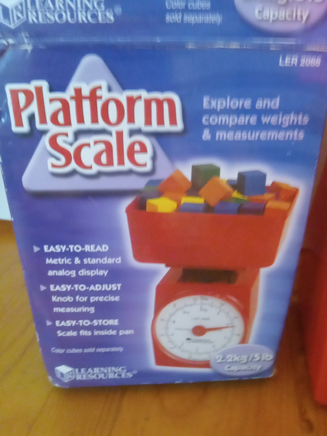 Learning Resources Platform Scale 2.2kg to 5lbs LER2066