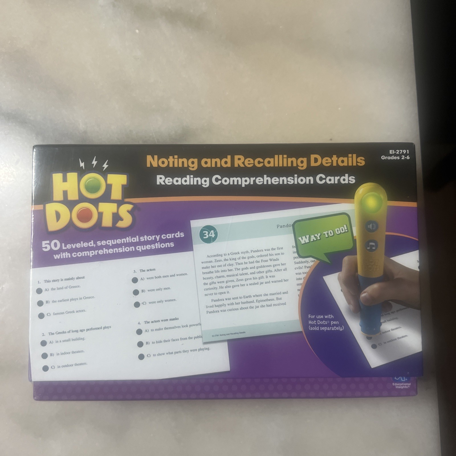 Reading Hot Dots Getting the Main Idea Gr. 2-6