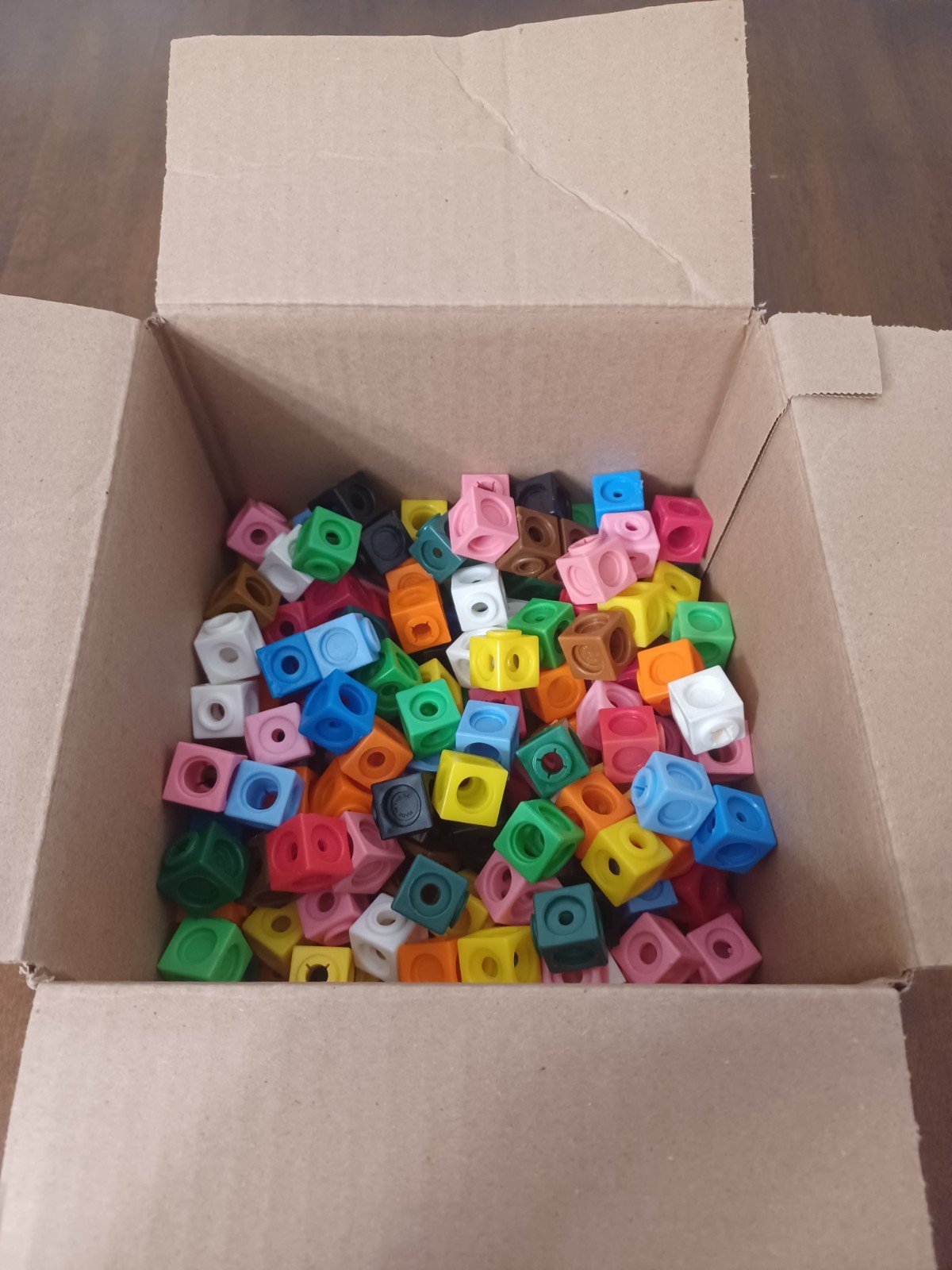 MATHLINK CUBES INTERLOCKING EDUCATIONAL MATH FOR COUNTING, SORTING,PATTERN, OVER