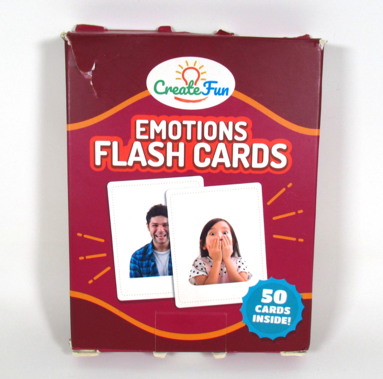 Emotions Flash Cards 50 Set CreateFun Social Skills Therapy Autism ABA