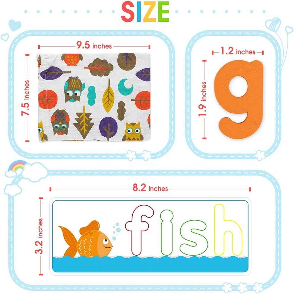Learning Toys for 3 4 5 6 Years Old Boys and Girls – See & Spell CVC Word Builde