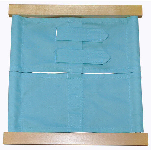 MONTESSORI Equipment Practical Life WOODEN Dressing Frame HOOK & LOOP Fastener