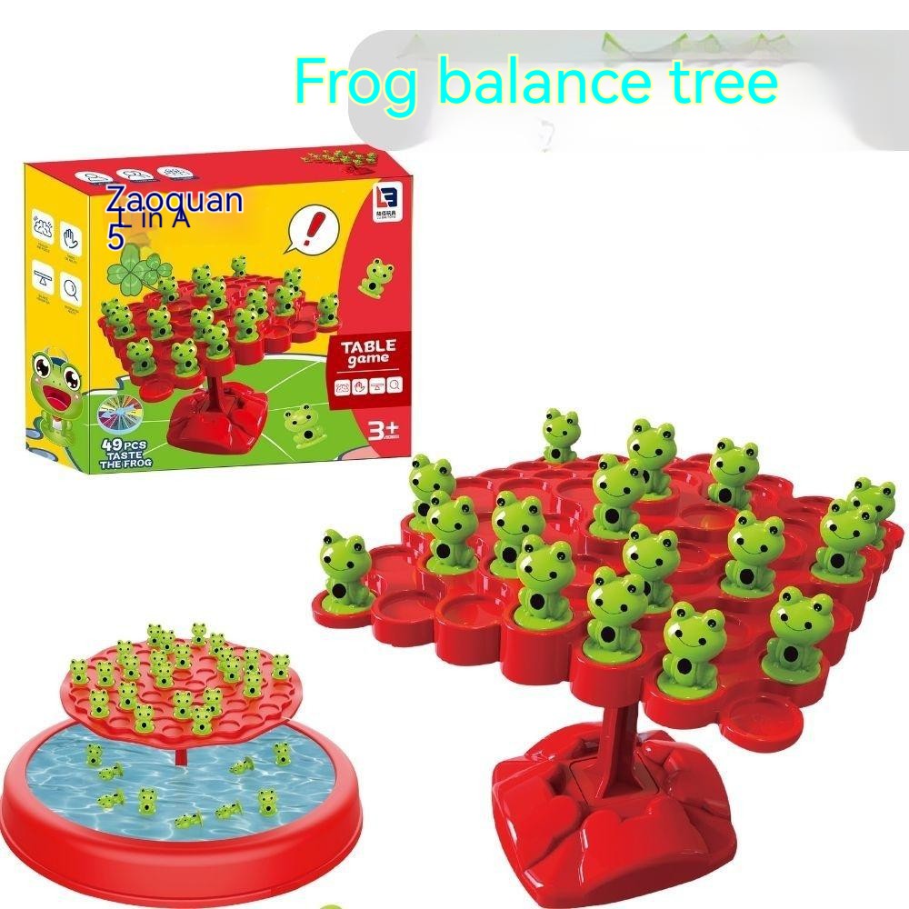 Frog Balance Tree Interactive Educational Toy Kids ConcentrationBalance Training