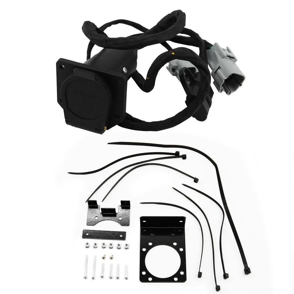 7 Blade and 4 Way Trailer Wiring Harness Fit for 2007-2013 Toyota Tundra, Fac…