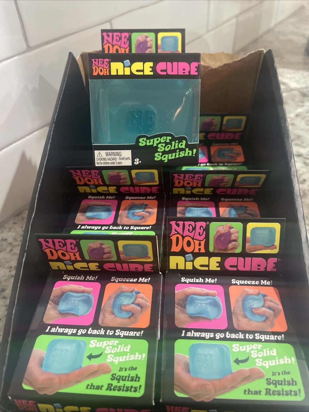 Nee Doh Nice Cube (6 Cubes) With Display Box