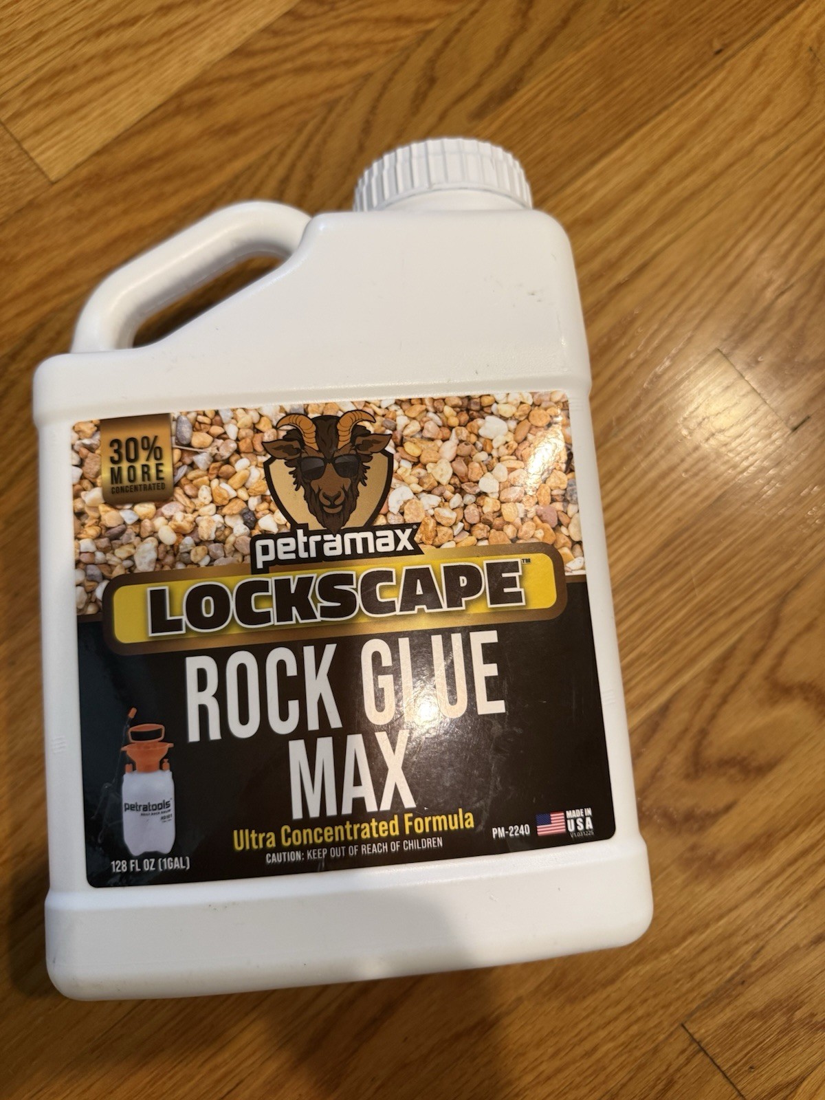 Max Rock Glue 1 gal. Landscaping Mulch Sticky Clear Gravel Binder