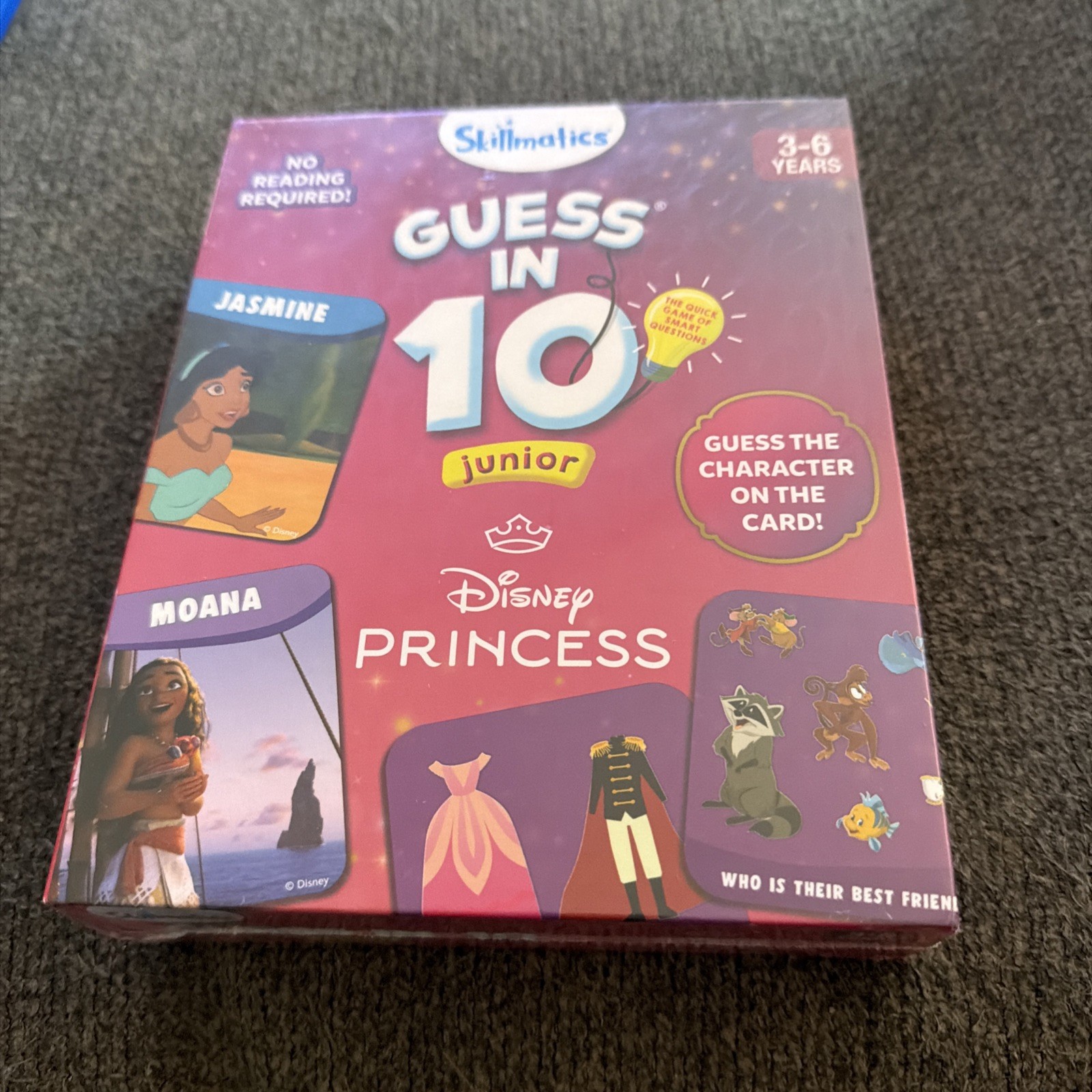 Skillmatics Card Game – Guess in 10 Junior Disney Princess for Kids Ages 3 to 6