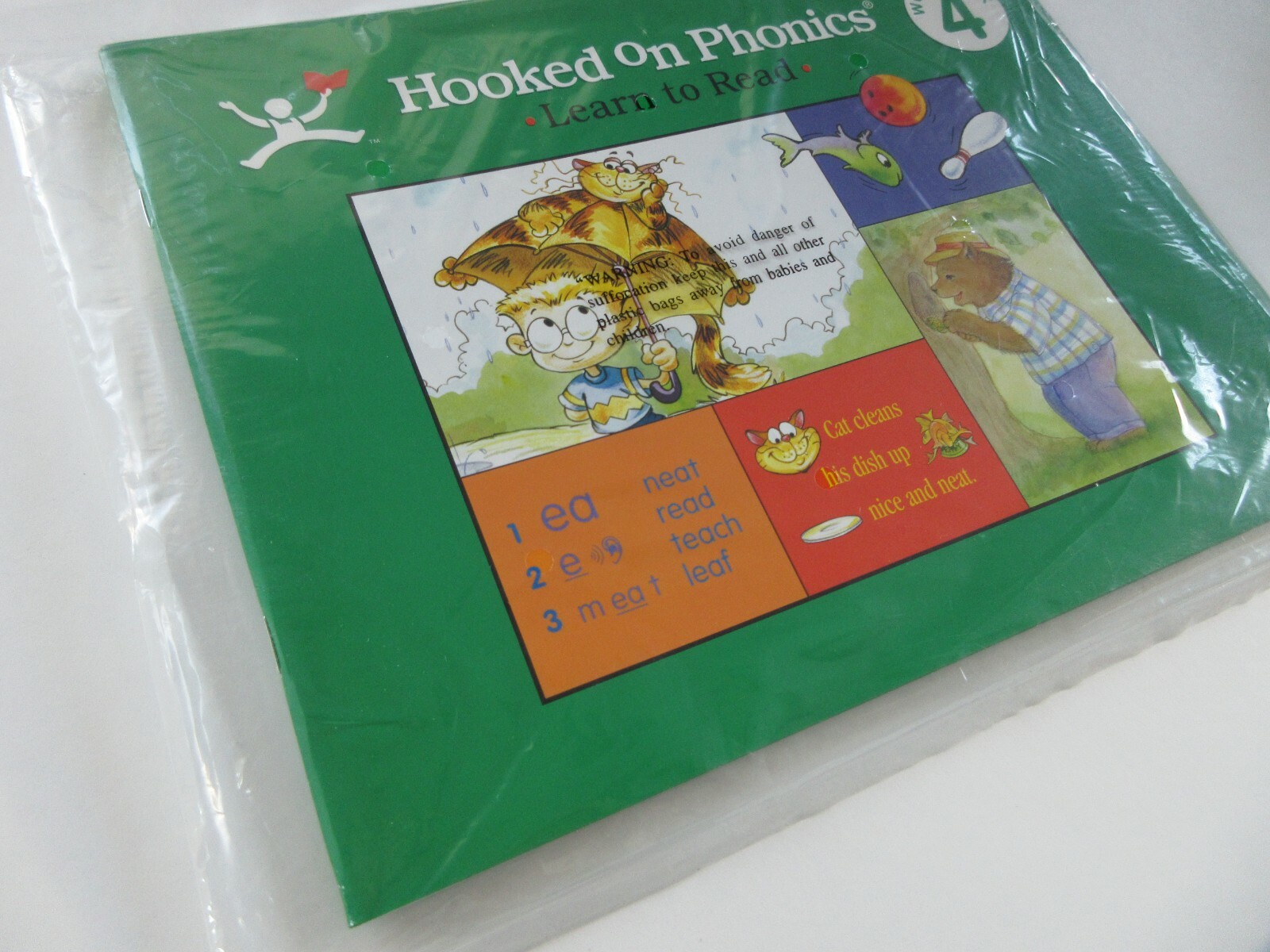 Hooked On Phonics Level 4 Green Learn To Read Sealed Homeschooling Books Cards