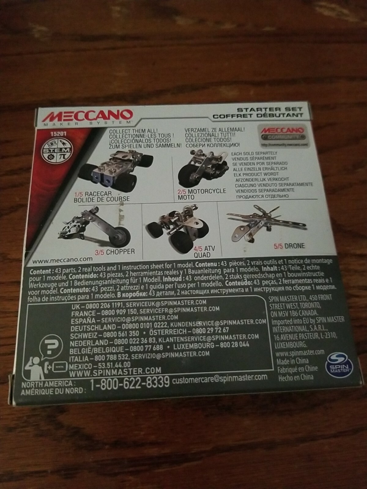 Meccano Maker System Starter Set Drone 15201 Erector Set Vintage Collectable