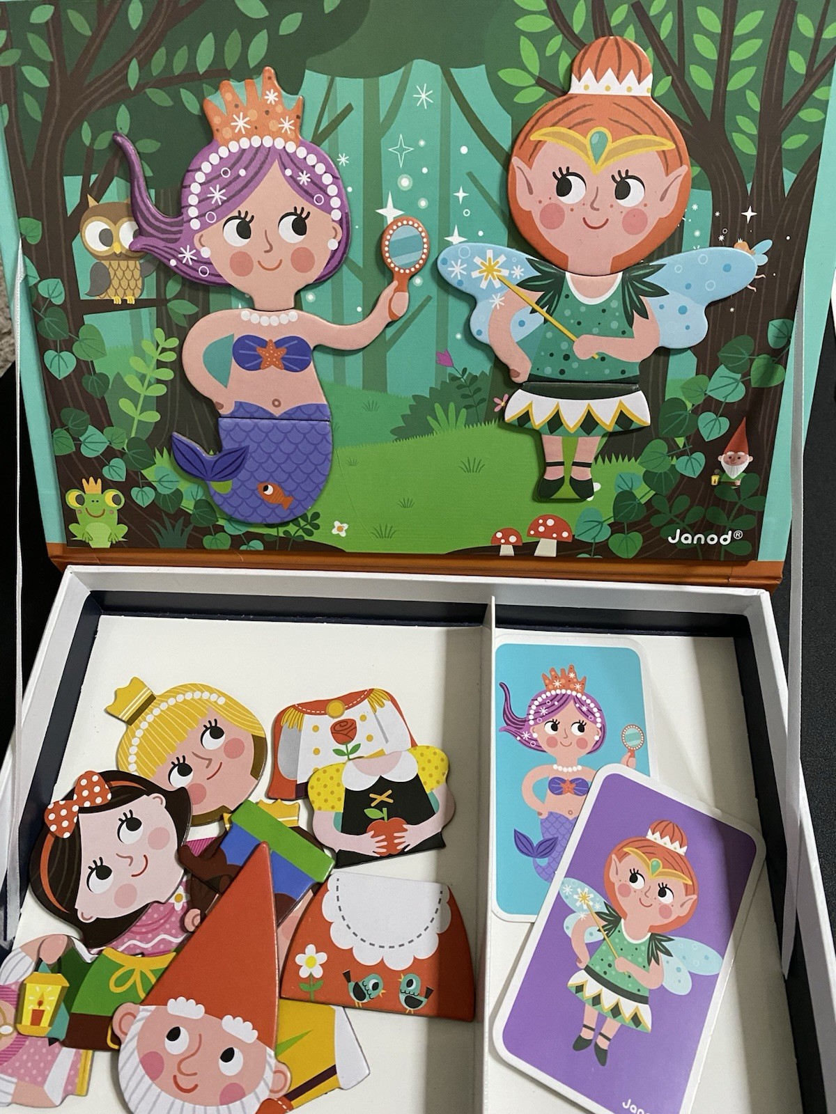 Janod Fairytale Magnetic Puzzle Activity 40 Pieces Ages 3-8