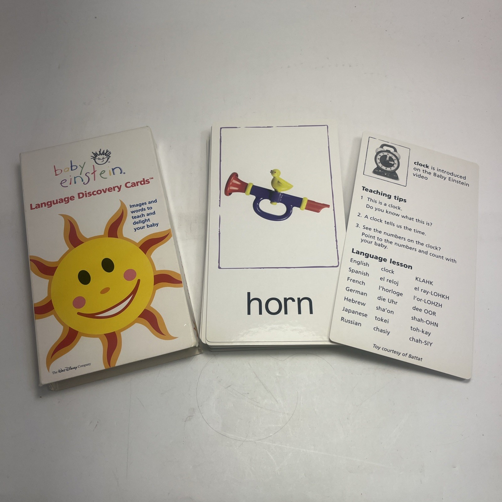 Baby Einstein Language Discovery Cards Educational Cards for Babies Set of 29