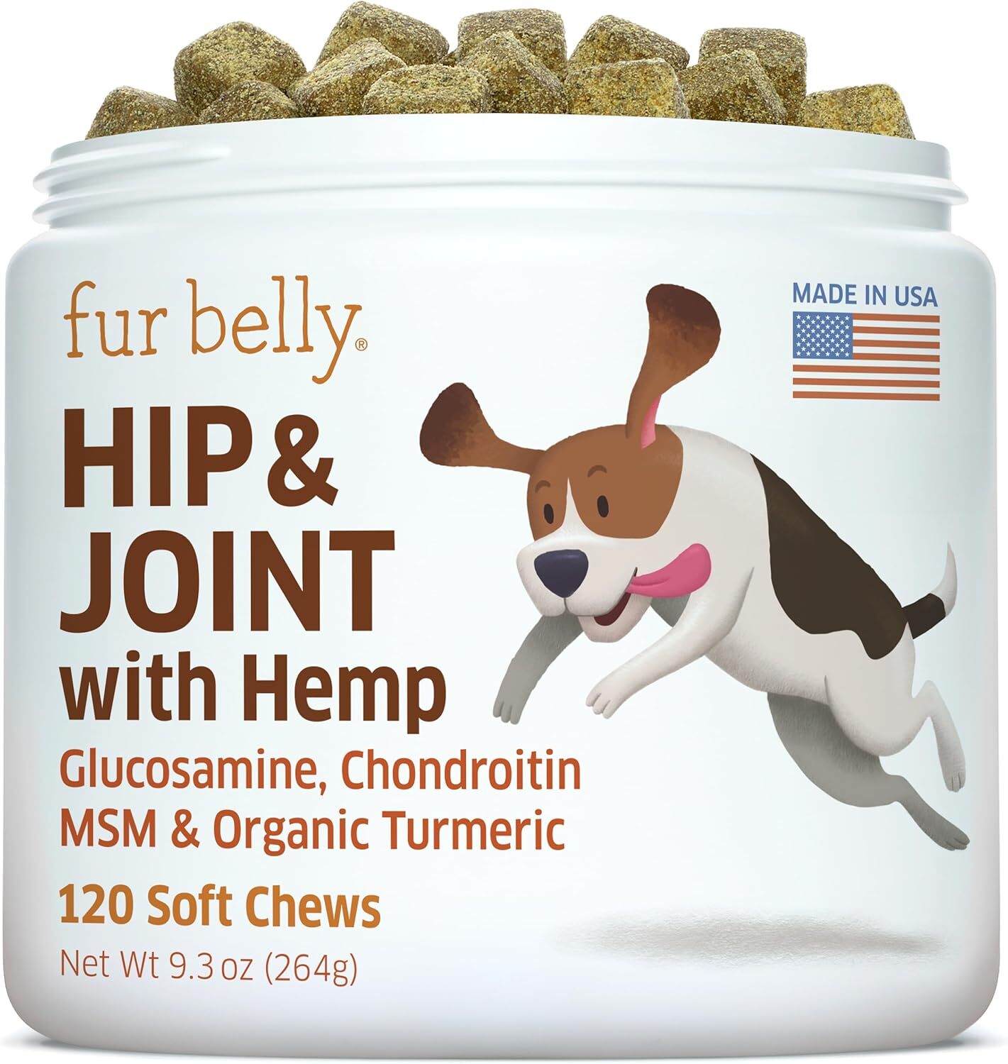Hemp Hip and Joint Supplement for Dogs – Glucosamine for Dogs – Glucosamine