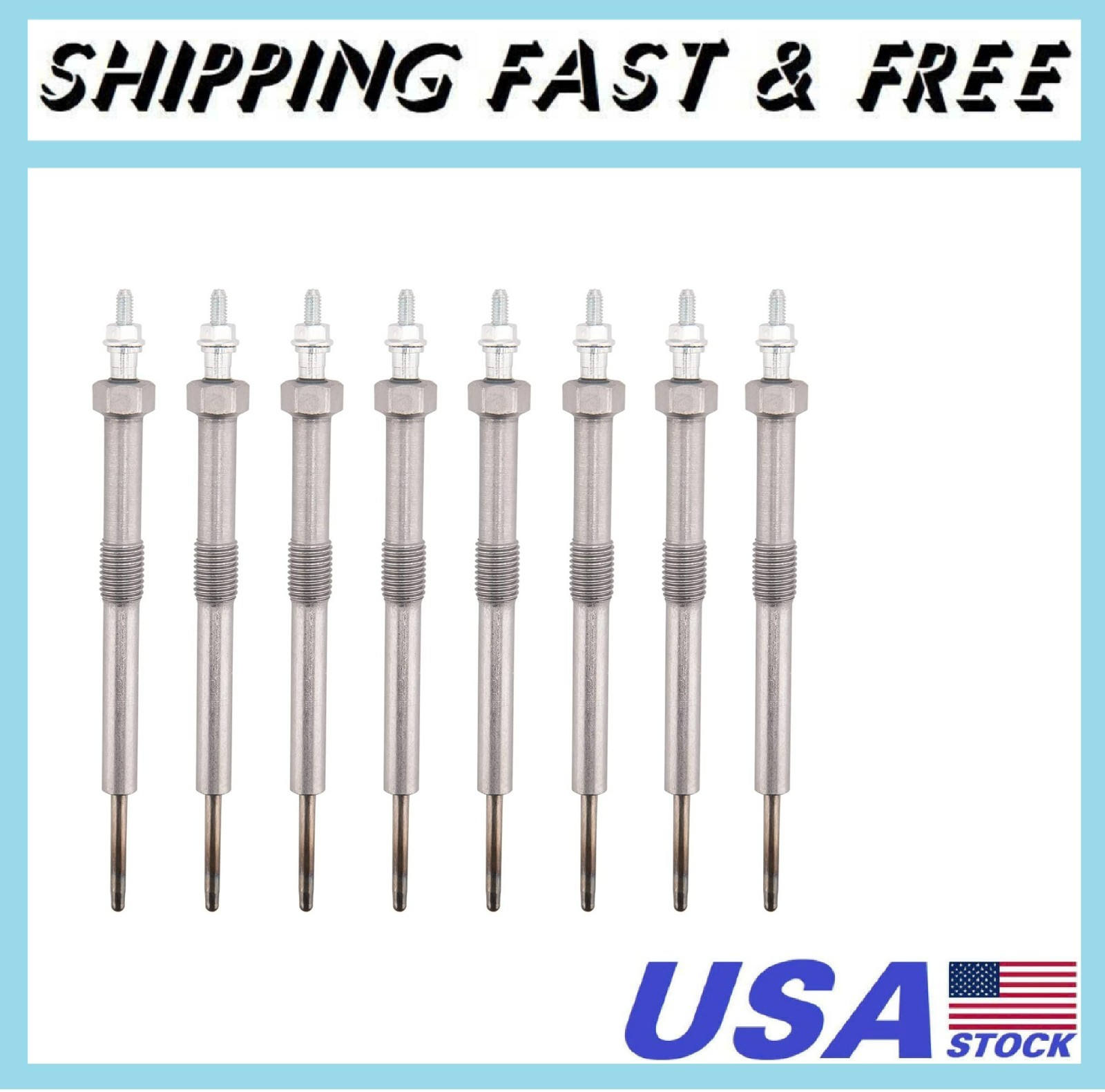 12639701 Diesel Glow Plugs 9G for Duramax LLY LML LMM Chevy&GMC LBZ LGH
