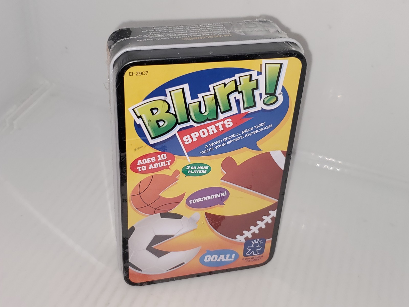“Blurt! Sports” Game in Tin Box,Test Your Knowledge. NEW SEALED RARE