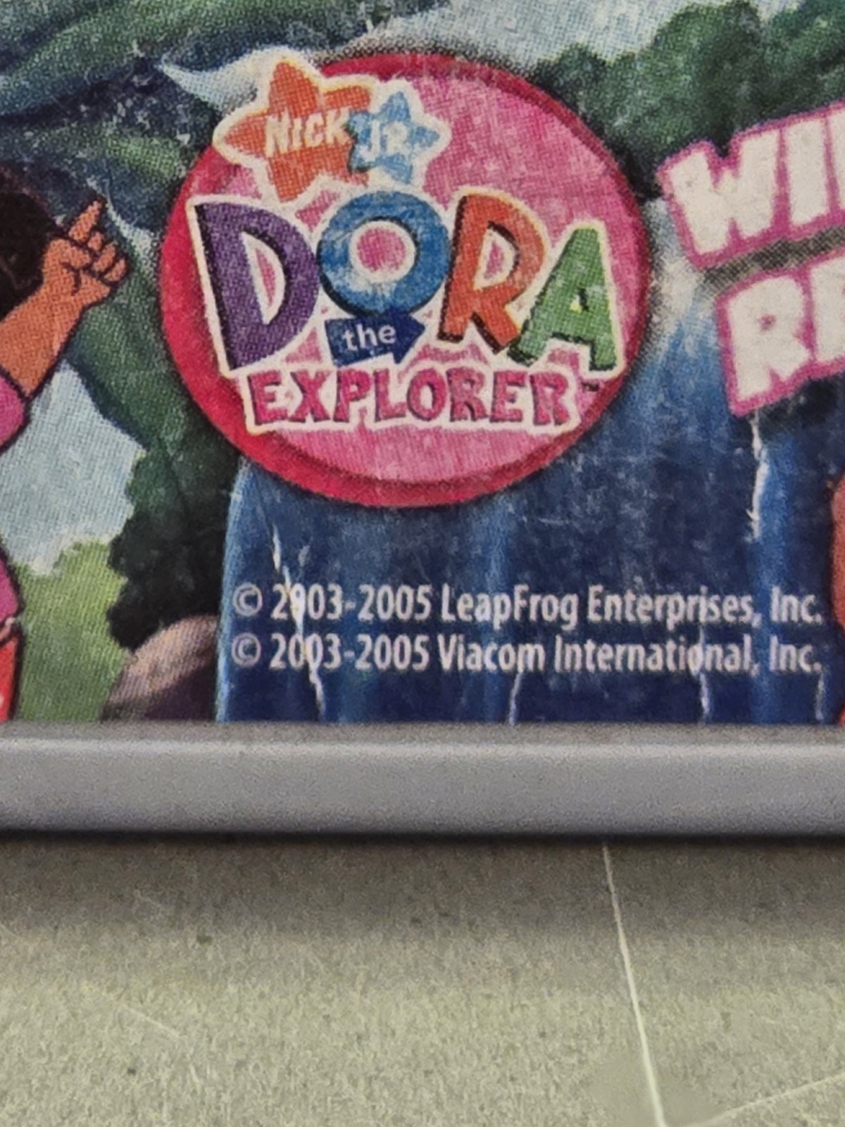 Vintage 2005 Leap Frog Leapster Explorer L-Max Dora The Explorer Wildlife Rescue