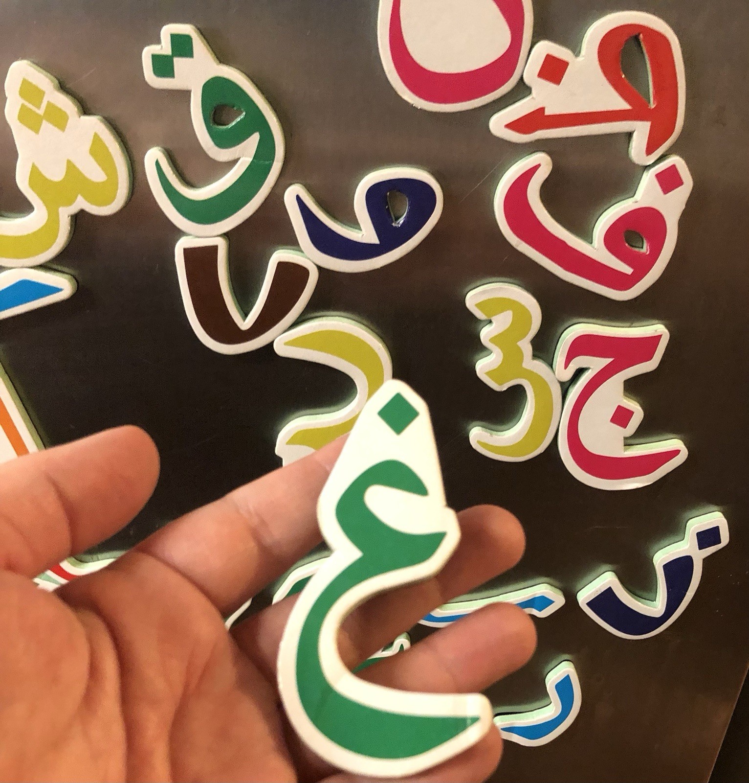 Kids Arabic Alphabet Magnets Cards Letters