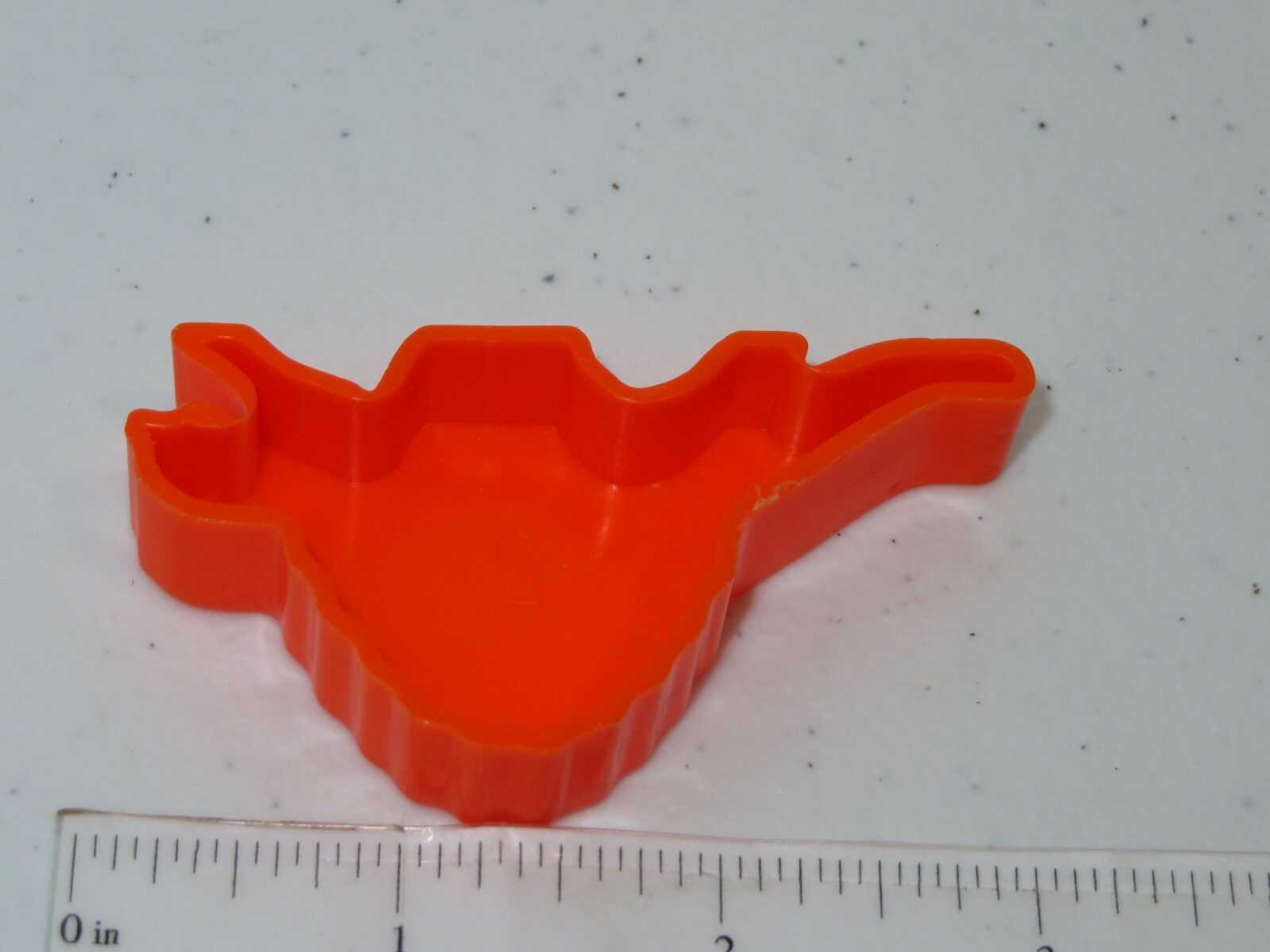 1984 Discovery Toys Place & Trace Plastic Orange Dinosaur Replacement Part Only