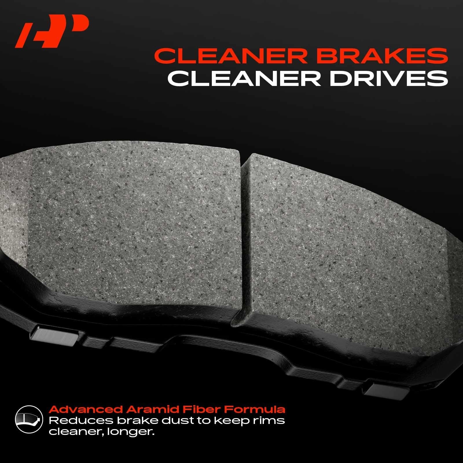 A-Premium Front Ceramic Brake Pads Set Compatible with BMW 320I, 328D xDrive,…