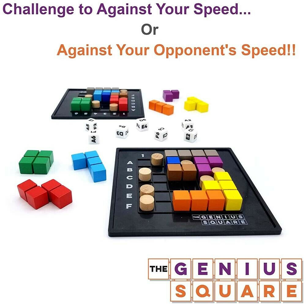 The Genius Square Game – STEM Puzzle Game by The Happy Puzzle Company