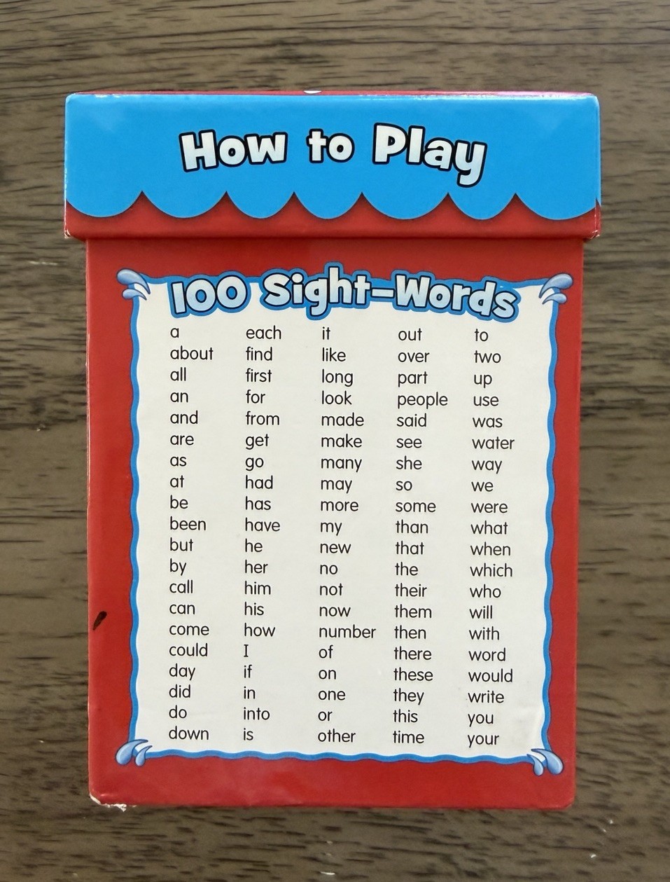Lakeshore Splash Reading Game Sight-words K-1 Educational Kids LM395 Complete