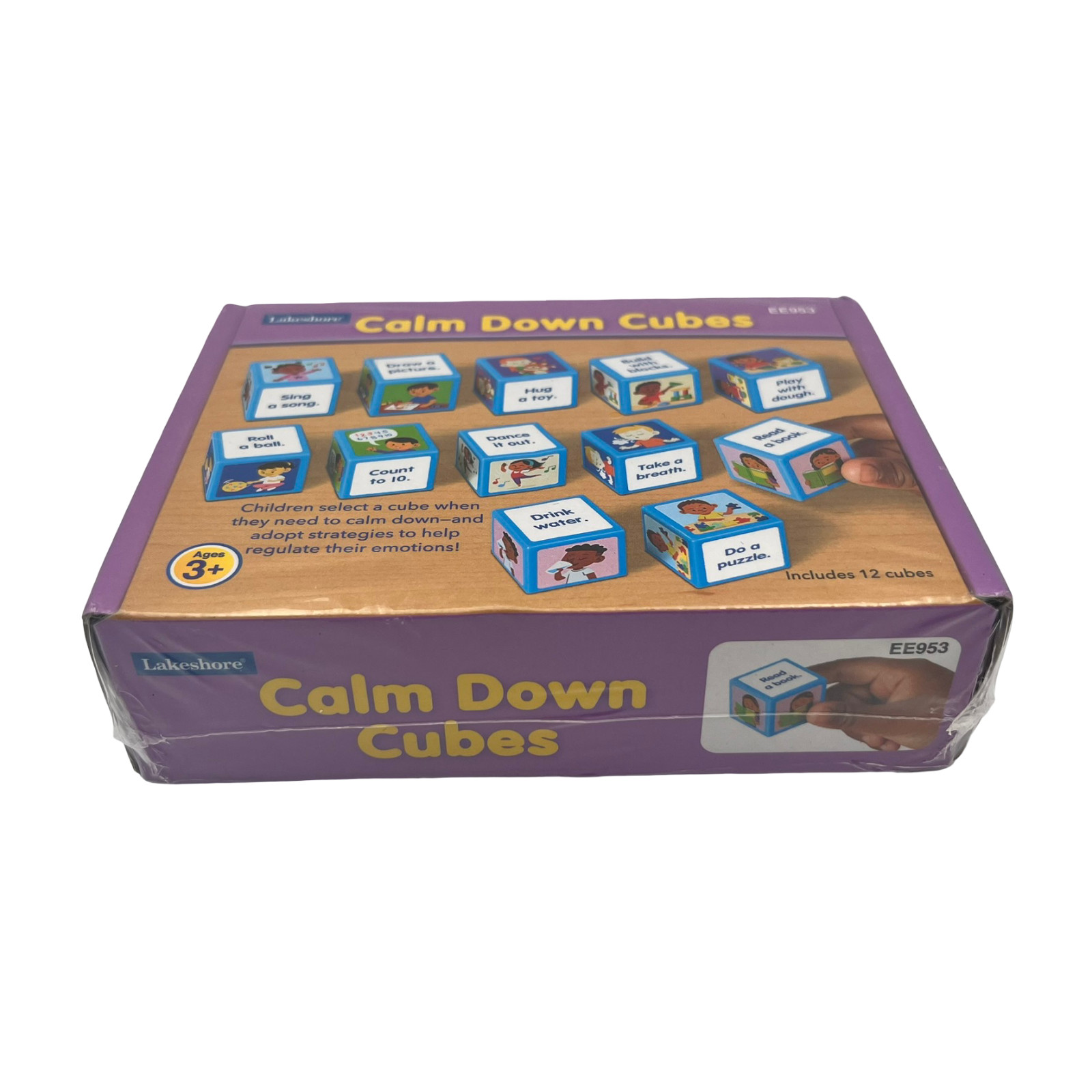 Lakeshore Calm Down Cubes 12ct Calming Strategies Activity #EE953 New Sealed