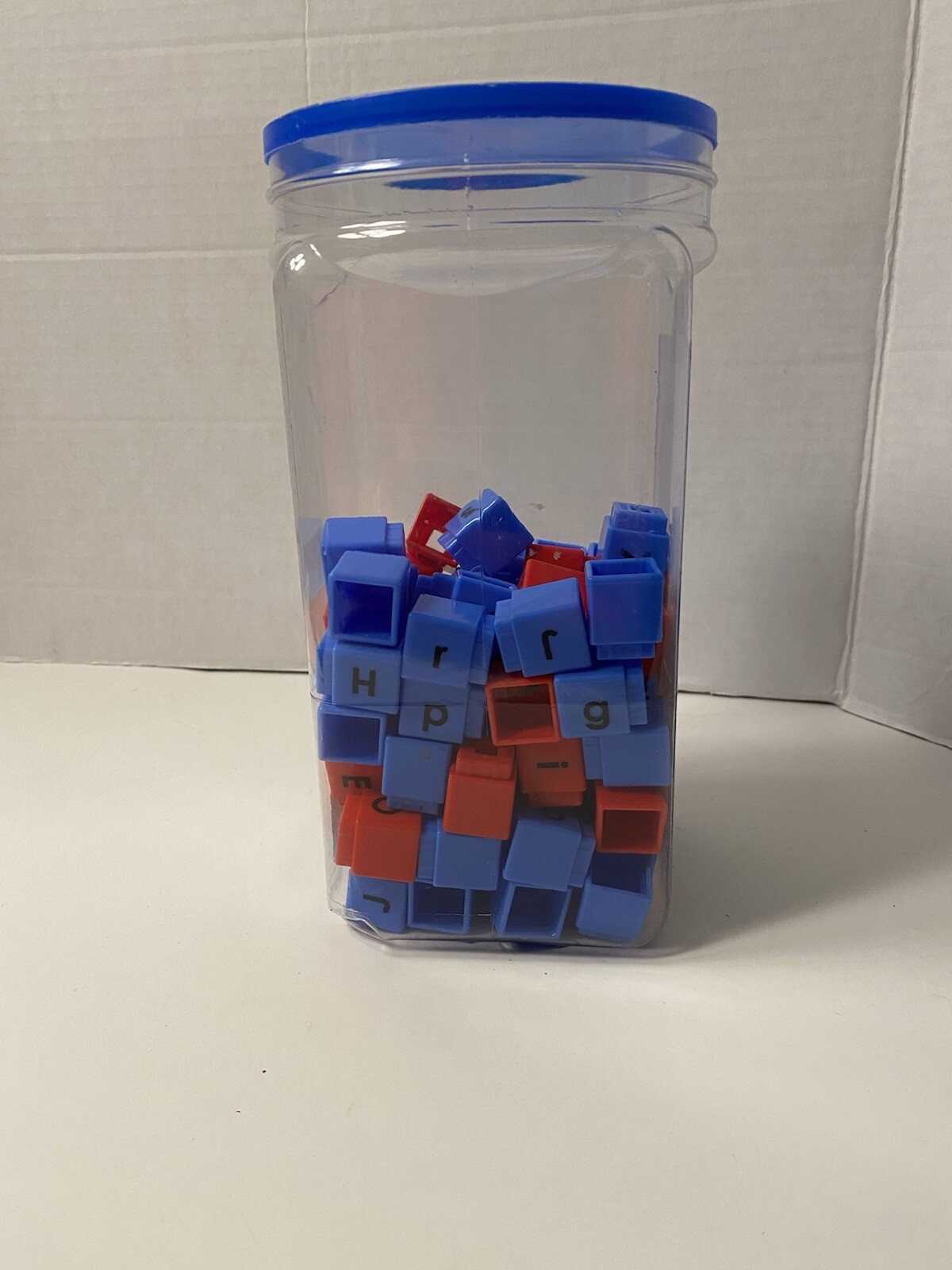 UNIFIX LETTER CUBES: Consonant – Vowel – Consonant Set Half Full Didax 2-810