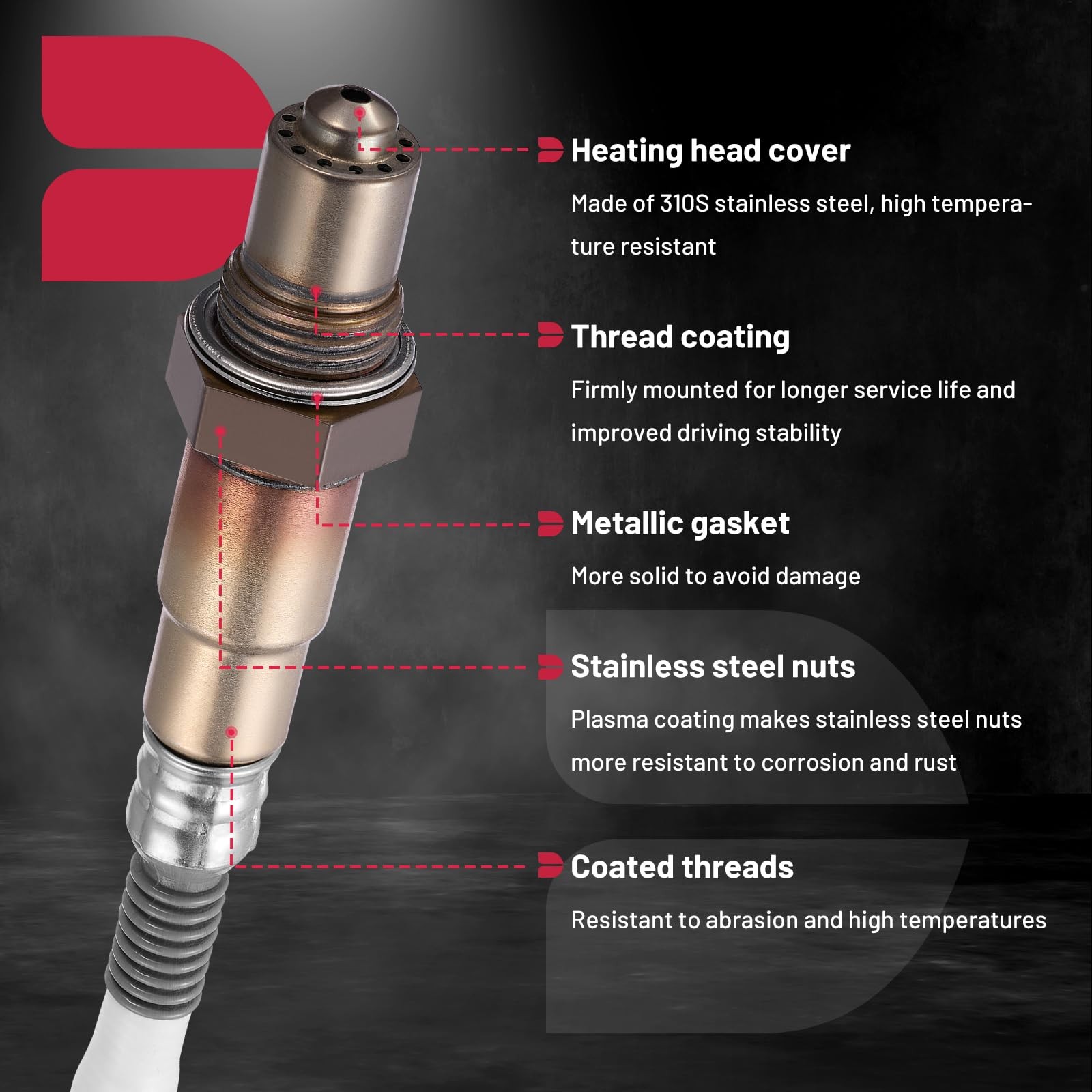 BDFHYK Oxygen Sensor Upstream O2 Sensor, Compatible with Ford 2009-2011…