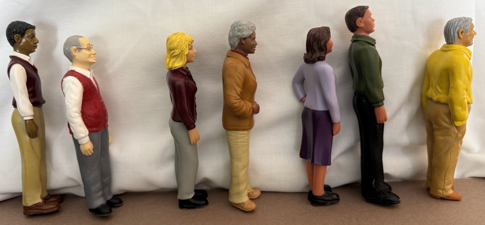 Discount School Supply Diverse Community Toy Figures Lot Of 7