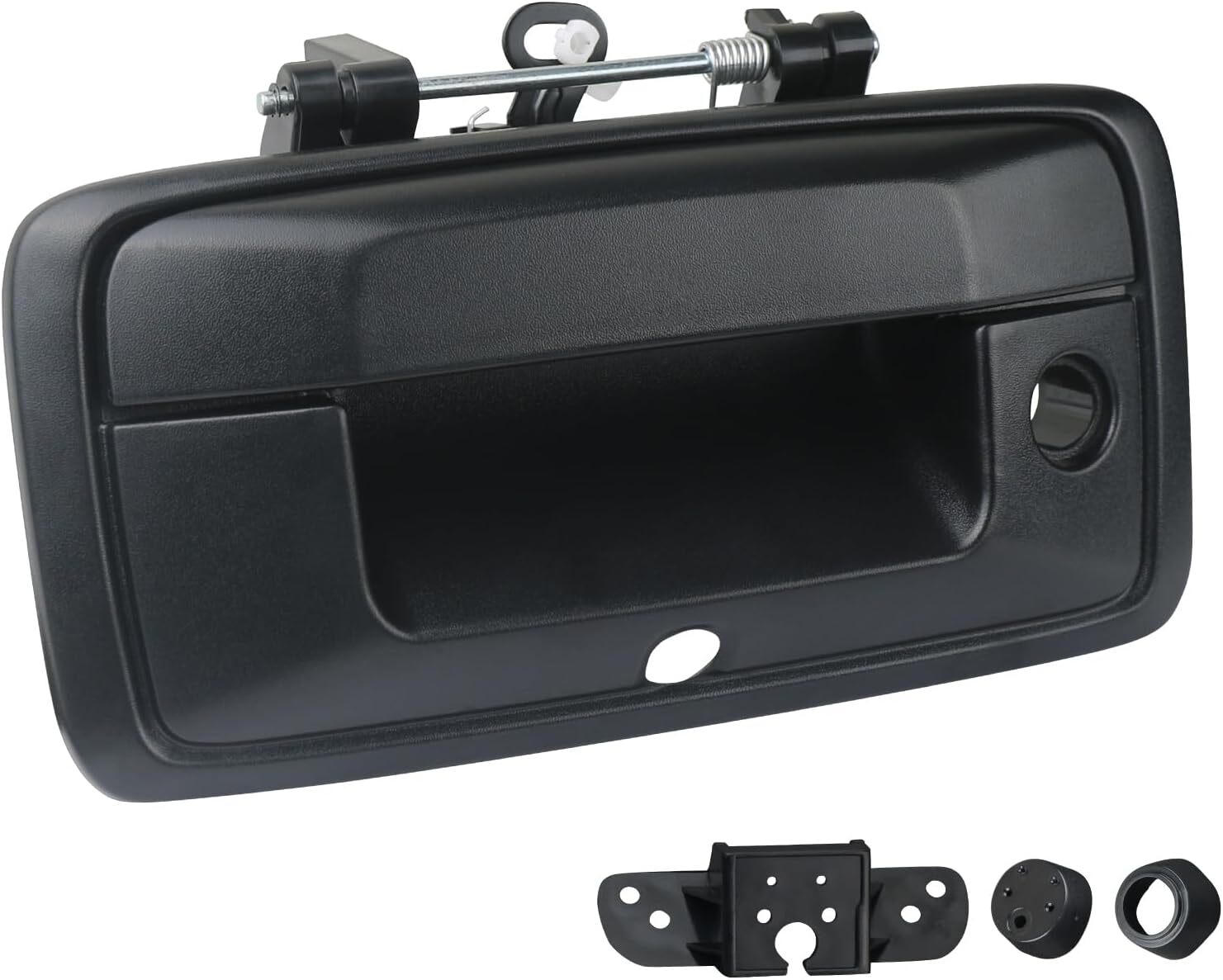 Tailgate Handle with Camera Hole Liftgate Latch Handle with Keyhole Fit for