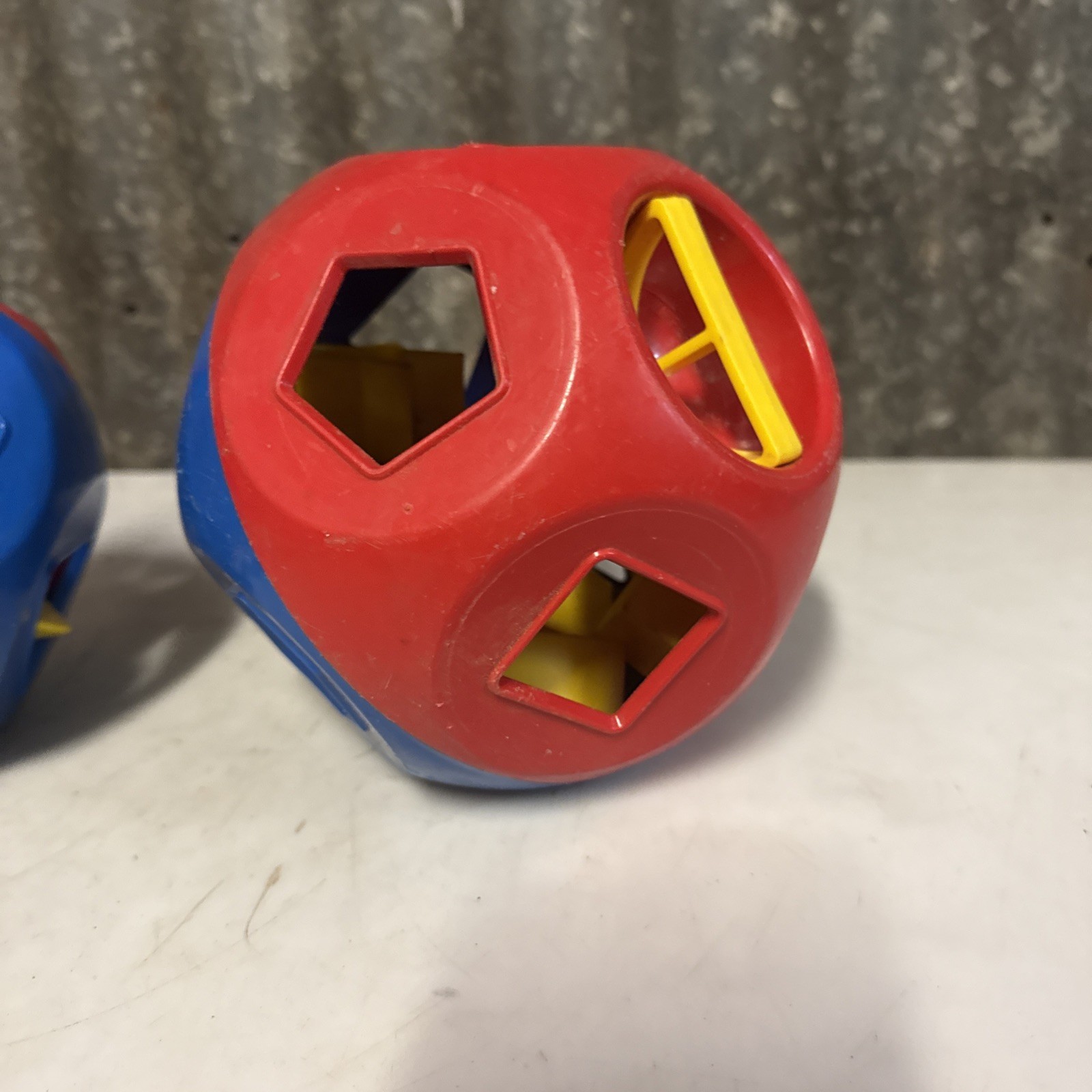 2 x Tupperware Shape O Balls – Educational Shape Sorter Classic Toy Shapes