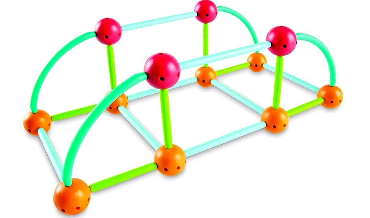 Learning Resources Stem Explorers Geomakers 58 Pcs Kids 5+ Toy 3D Building 9293