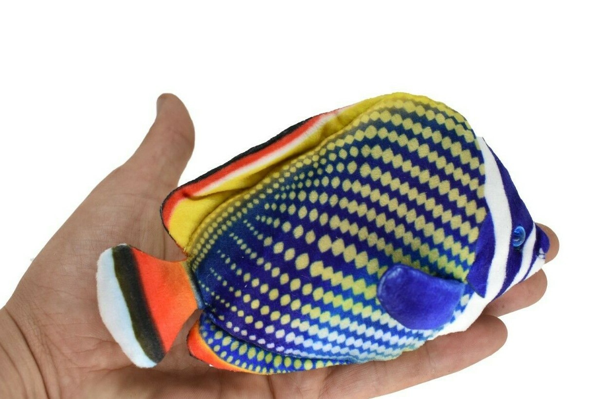 Butterfly Fish, Redtail,Tropical Fish Magnet, Soft Stuffed Fish Toy CWG34BB3