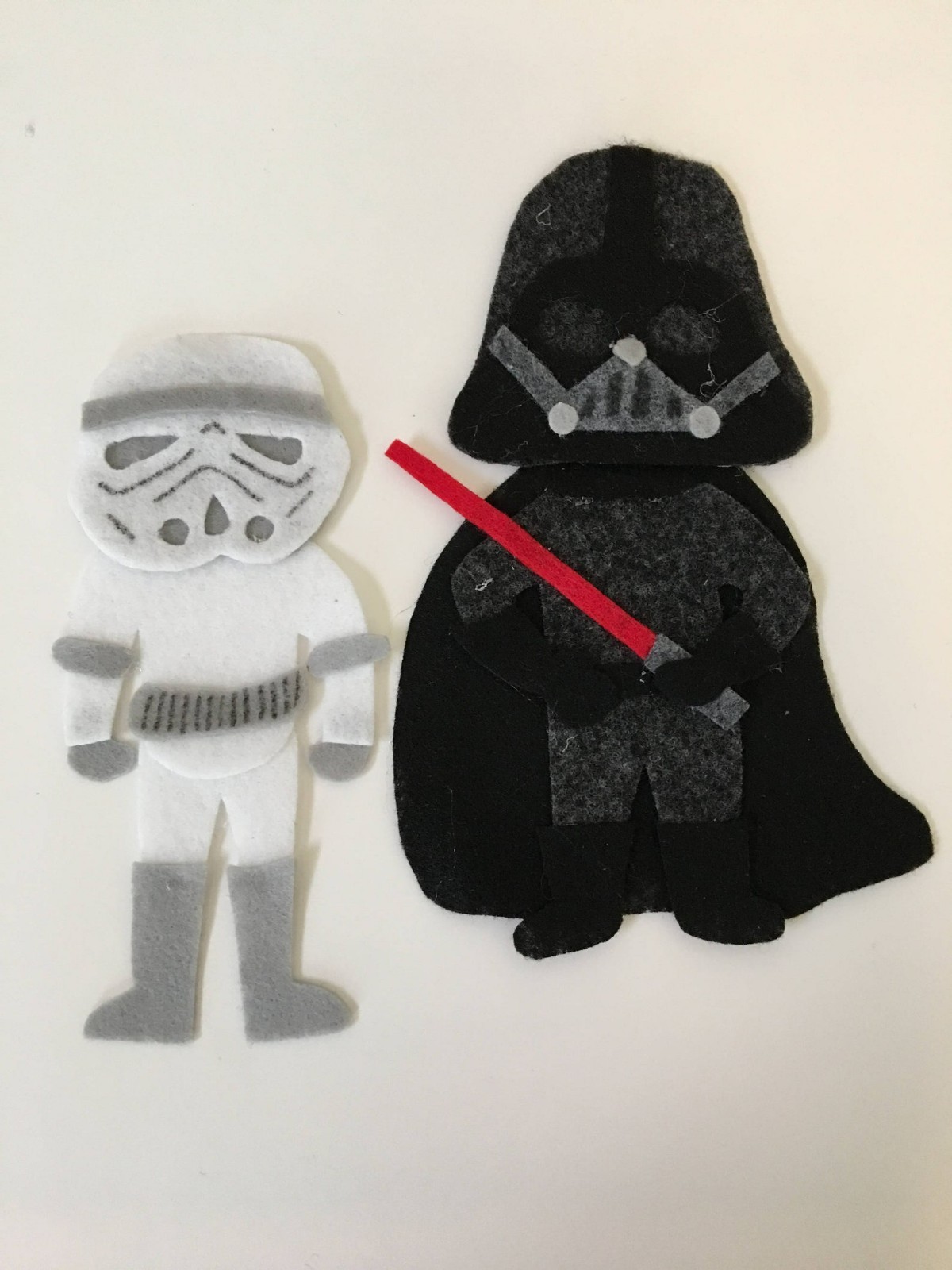 Star Wars Handcrafted Felt Characters for Felt or Flannel Board Play