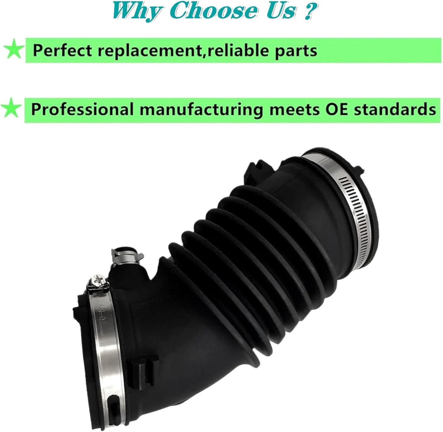 17228-5J6-A00 Air Intake Hose Replacement For 2014-2015 Acura MDX Air Flow Tube