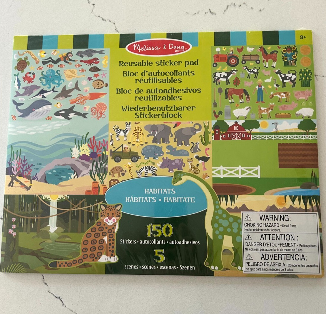 Melissa & Doug Resusable Sticker Pad – Brand New in Packaging