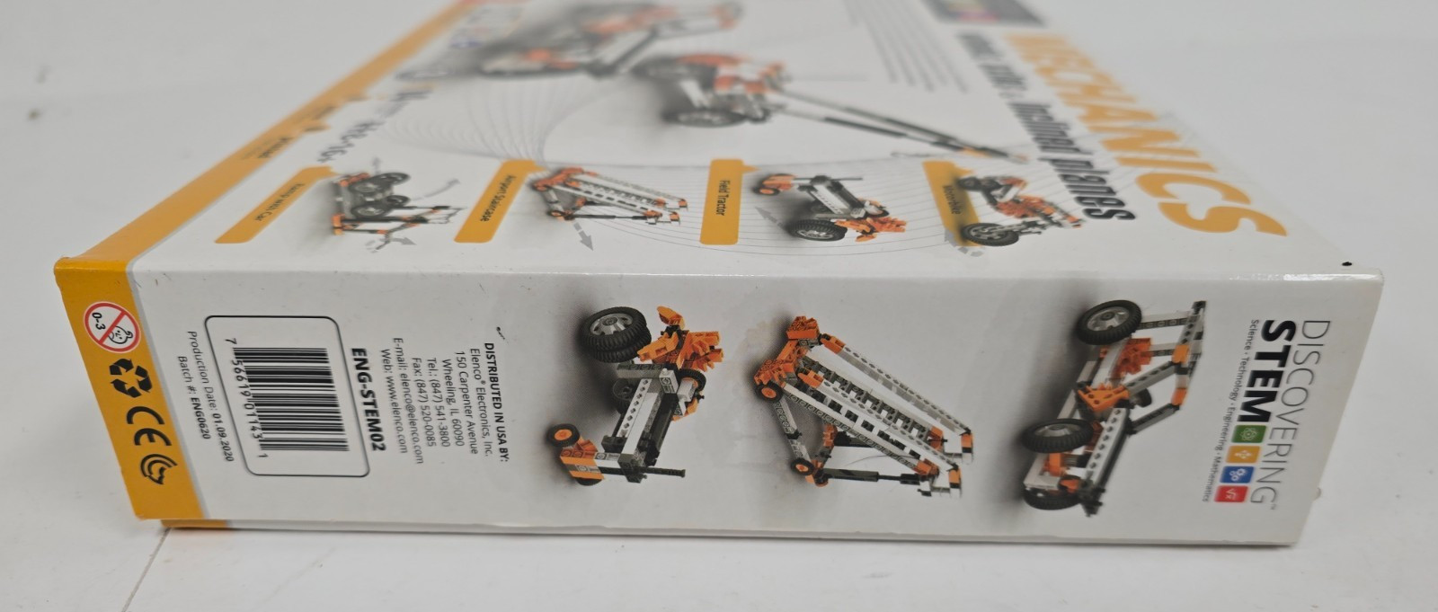 Engino Discovering STEM Mechanics Wheels Axles Inclined Planes 14 Models Sealed