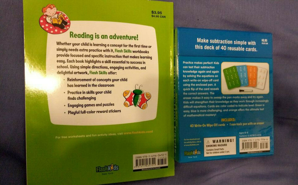 Learning Resources Reading Comprehension and Subtraction Cards