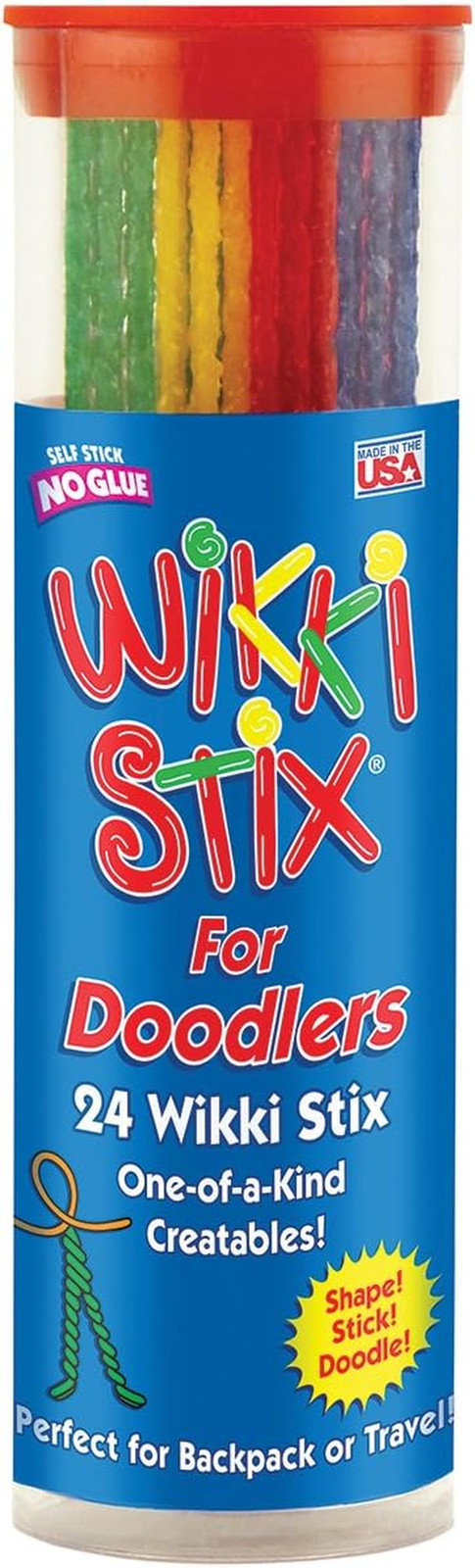 Travel Doodler – 24 Reusable Wax Sticks for Kids’ Fun!