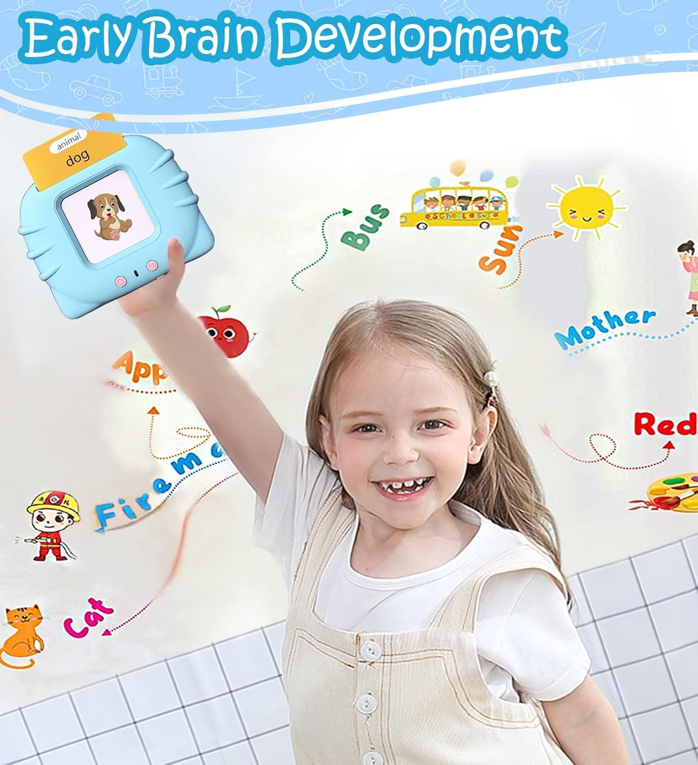 510 Sight Words Talking Flash Cards Toddler Toys Pocket Speech for Toddlers