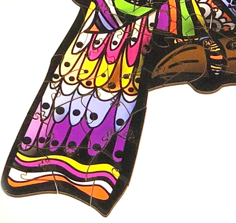 Animal wooden puzzle Tropical Toucan – gift ecofriendly puzzle medium and large